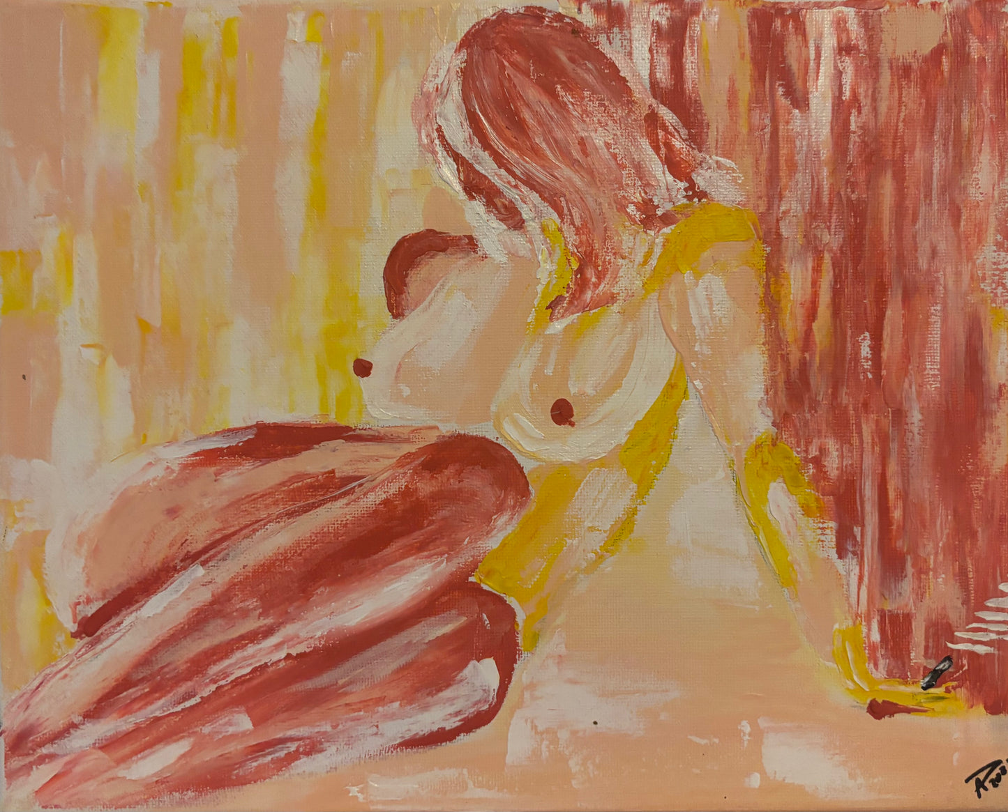 Silhouette - Une femme et sa cigarette